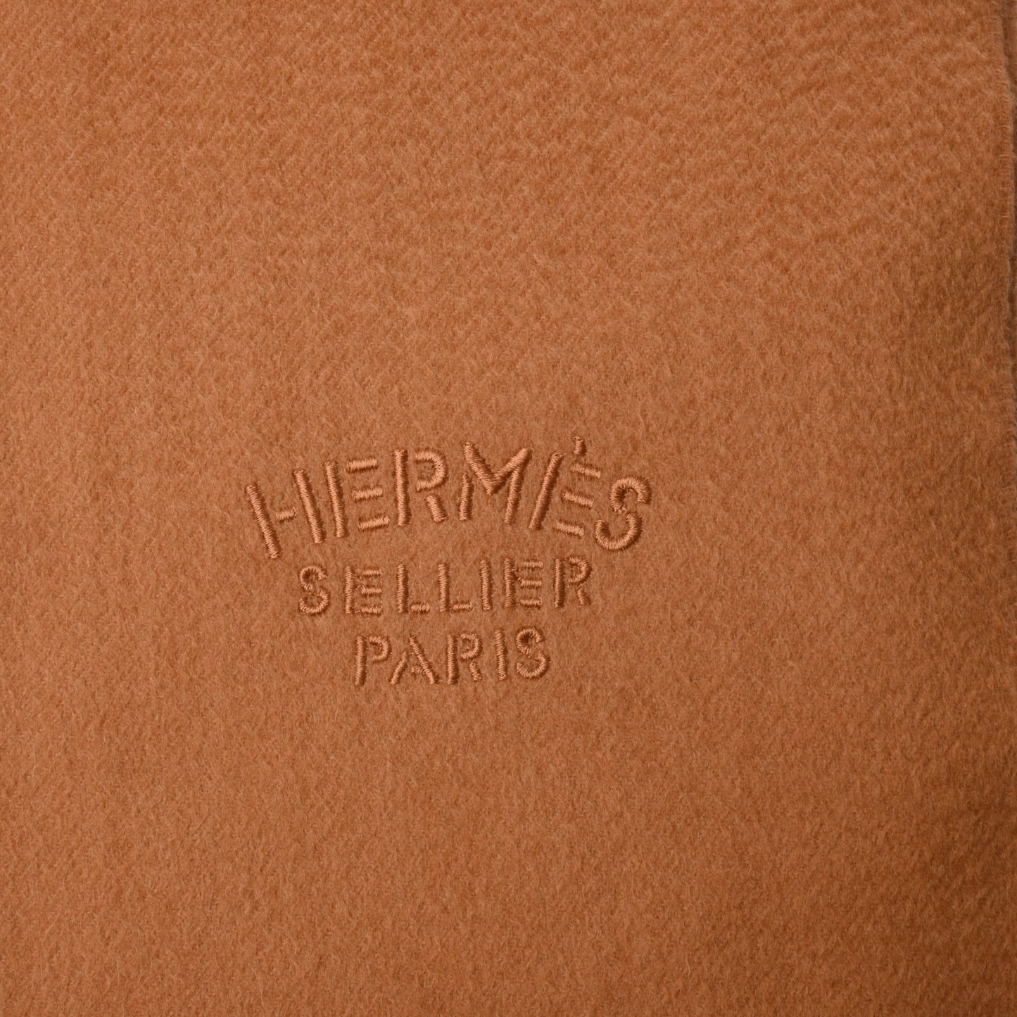 HERMES ストール　カシミア　ベージュ