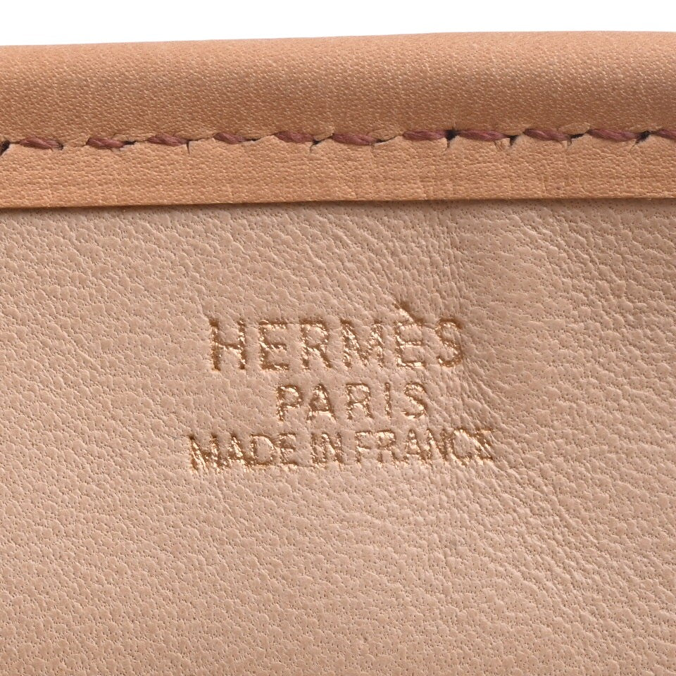 HERMES エヴリン1PM　ヴィブラートスニップ　ボックスネパール　マルチカラー　ベージュ　GP　□E刻印