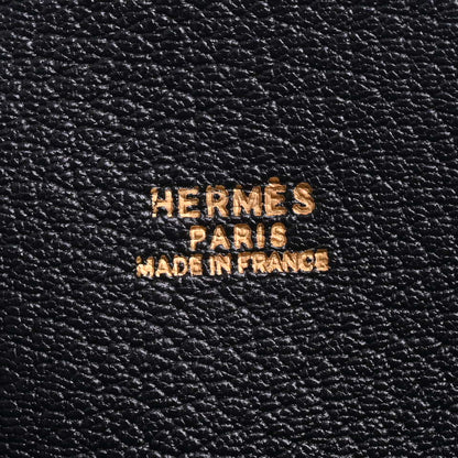 HERMES ツリー　ボックスカーフ　黒　GP