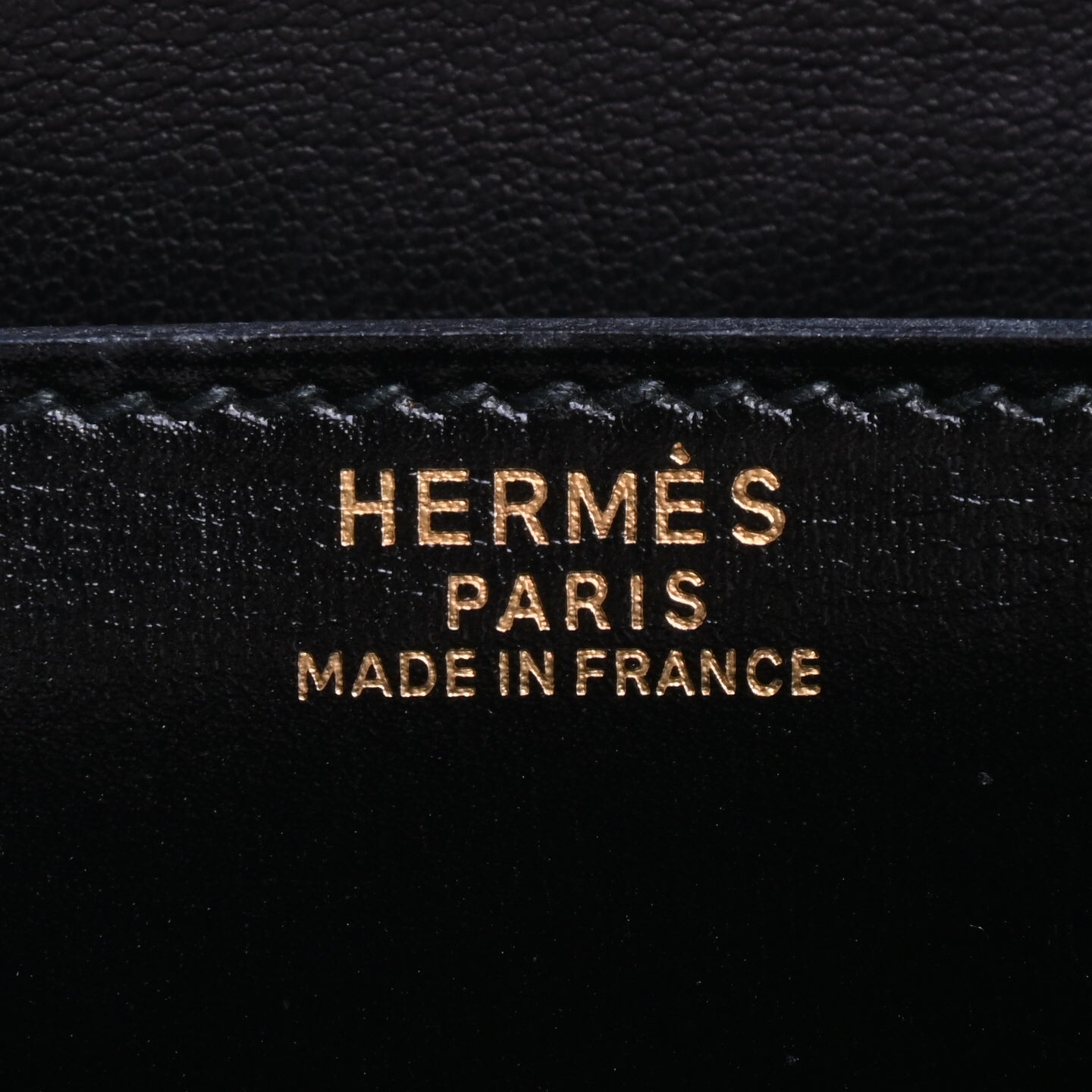 HERMES ナポレオン　ショルダーバッグ　ボックスカーフ　黒　GP　〇S刻印