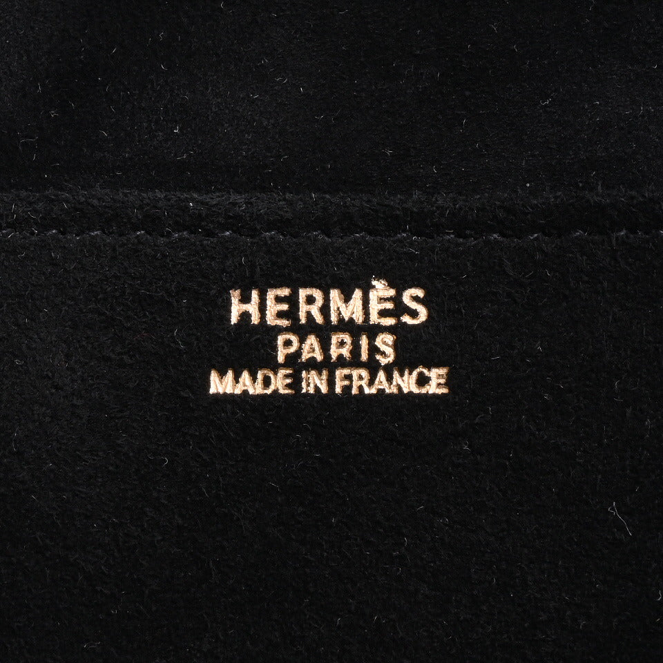 HERMES ヴィンテージハンドバック　ドブリス　黒　GP　□C刻印