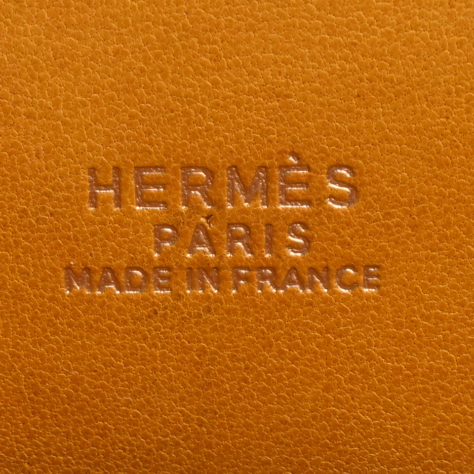 HERMES サックアマリースTAXI　クシュベル　黒　ジョーヌ　SS　〇P刻印