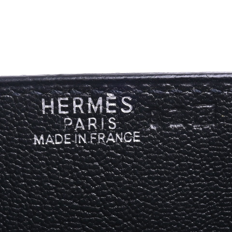 HERMES バーキン30　ダルメシアン　黒　SS　□I刻印