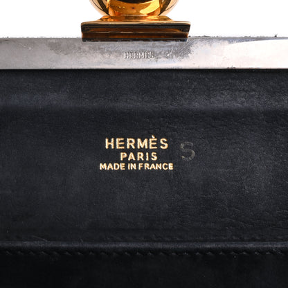 HERMES サックアマリース　ドブリス　スパンコール　黒　グレー　GP　U刻印