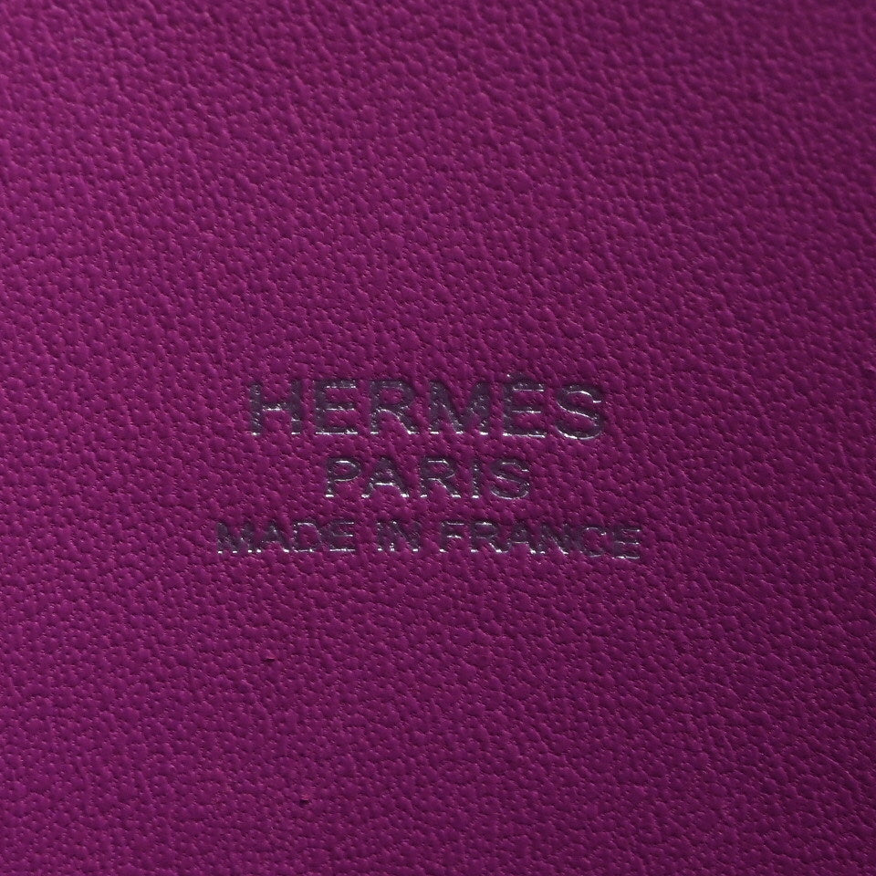 HERMES ボリード27　ヴォーエプソン　シクラメン　SS　□J刻印