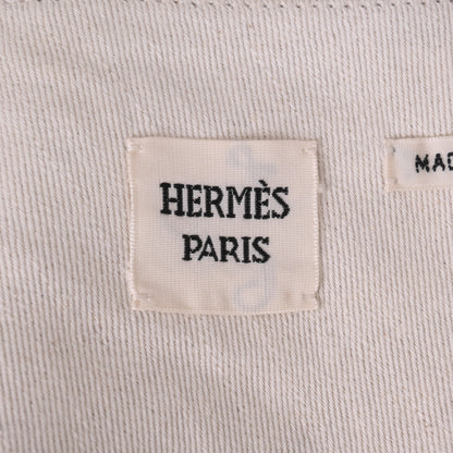 HERMES フリーススカート　コットン　白　36