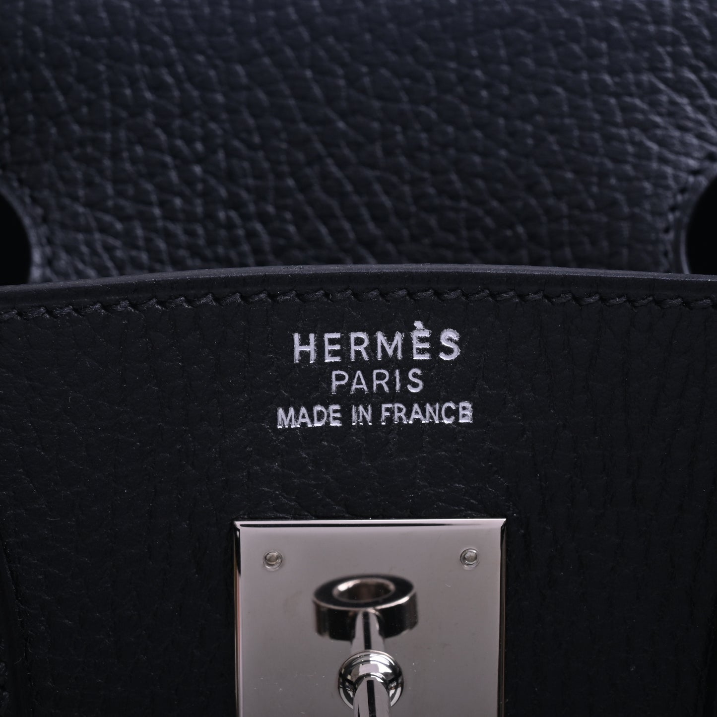 HERMES バーキン30　アルデンヌ　黒　SS　□D刻印