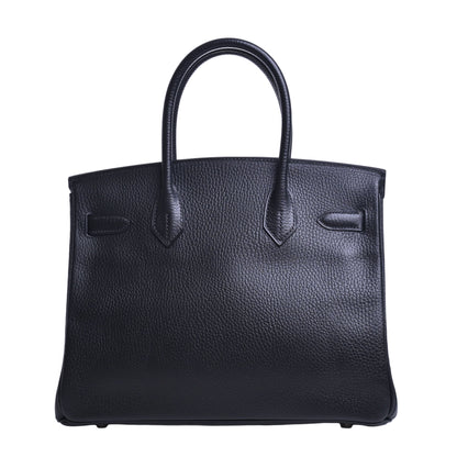 HERMES バーキン30　アルデンヌ　黒　SS　□D刻印