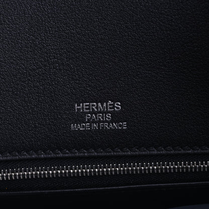 HERMES バーキン35　デシュネ　トワルドゥキャンプ　ヴォースイフト　黒　SS　A刻印