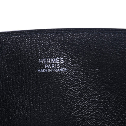 HERMES ケリー28　ダルメシアン　ブッフル　黒　SS　□F刻印