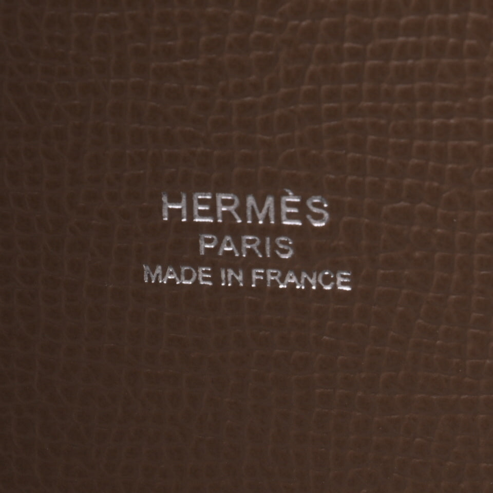 HERMES ミニメド―ル ヴォーエプソン エトゥープ SS W刻印