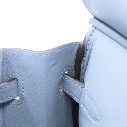 バーキン25　ヴォースイフト　ブルーラン　SS　W刻印