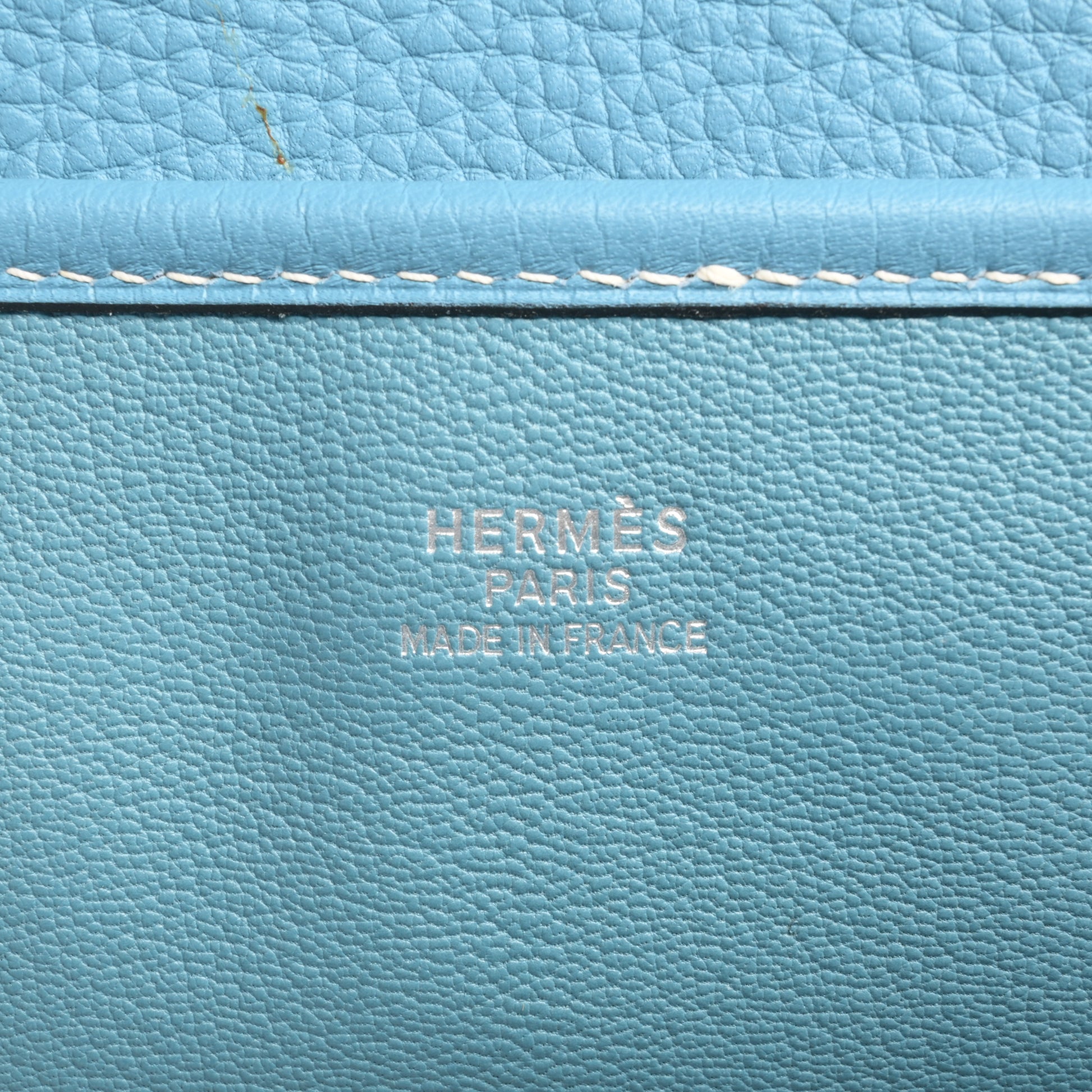 HERMES クリスティーヌ　トリヨンクレマンス　ブルージーン　SS　□B刻印