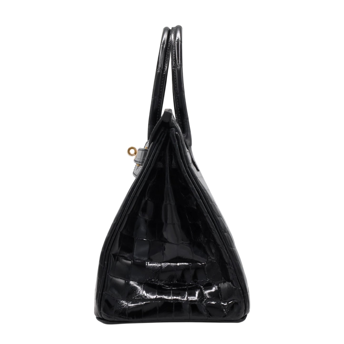 Birkin 30 Niloticus Shine Black GP U stamp
