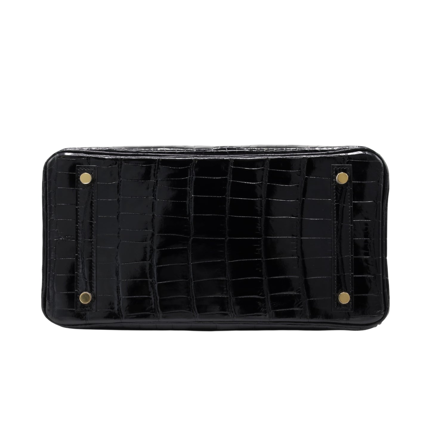 Birkin 30 Niloticus Shine Black GP U stamp