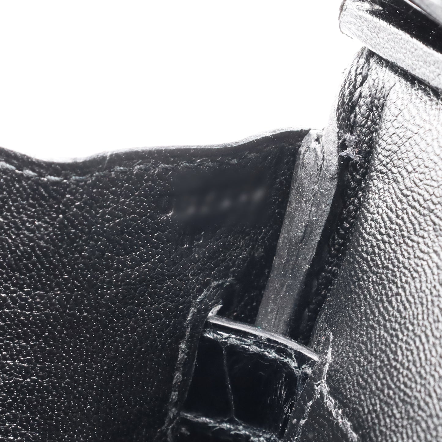 Birkin 30 Niloticus Shine Black GP U stamp