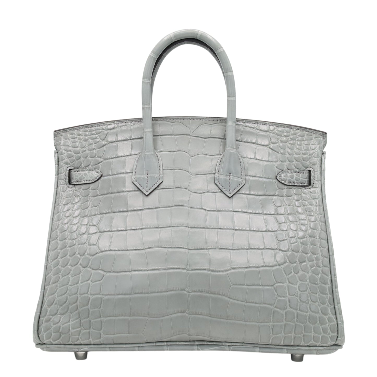 バーキン25　アリゲーターマット　グリシマン　SS　K刻印