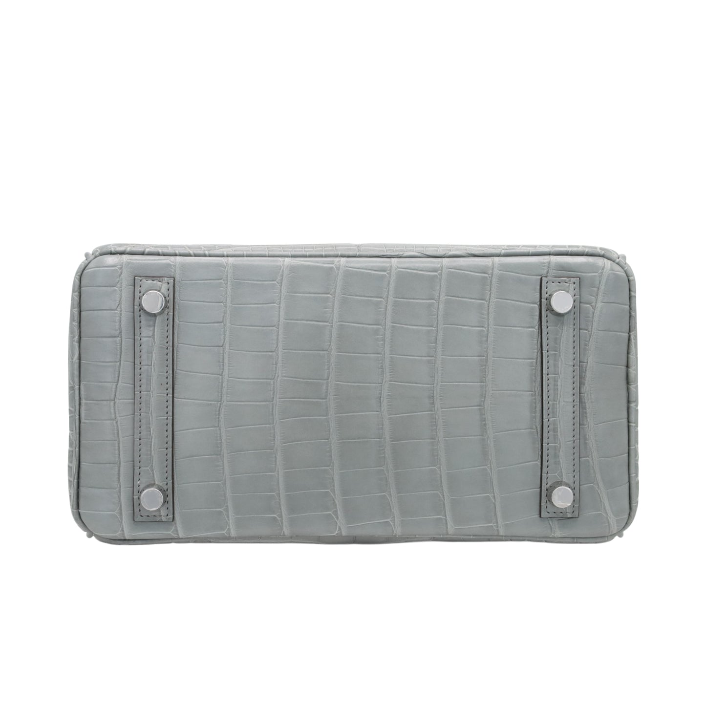 バーキン25　アリゲーターマット　グリシマン　SS　K刻印