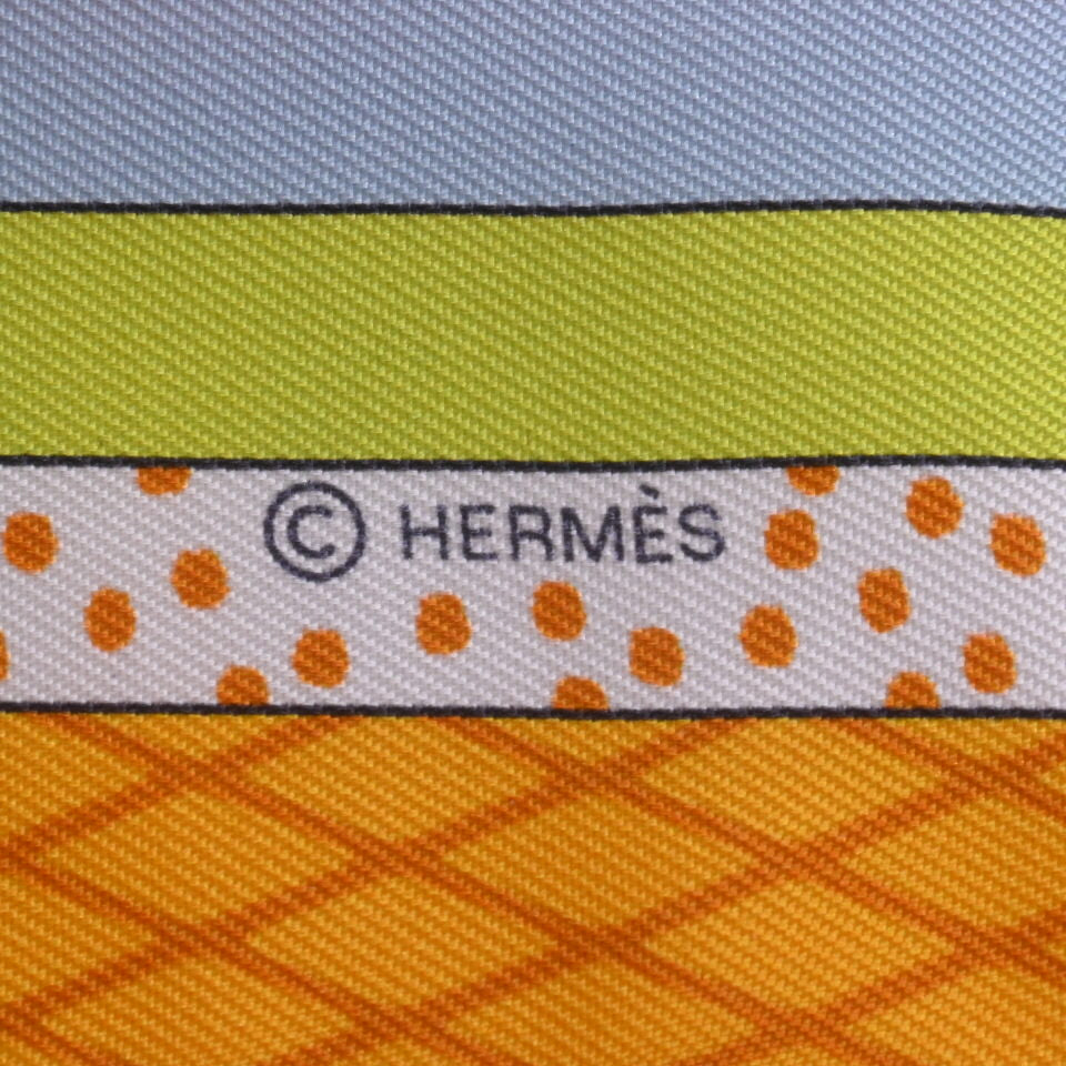 HERMES ツイリー　グランテアトルヌーヴォー　シルク　マルチカラー