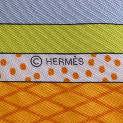 HERMES ツイリー　グランテアトルヌーヴォー　シルク　マルチカラー