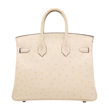 バーキン25　オーストリッチ　ナタ　SS　U刻印