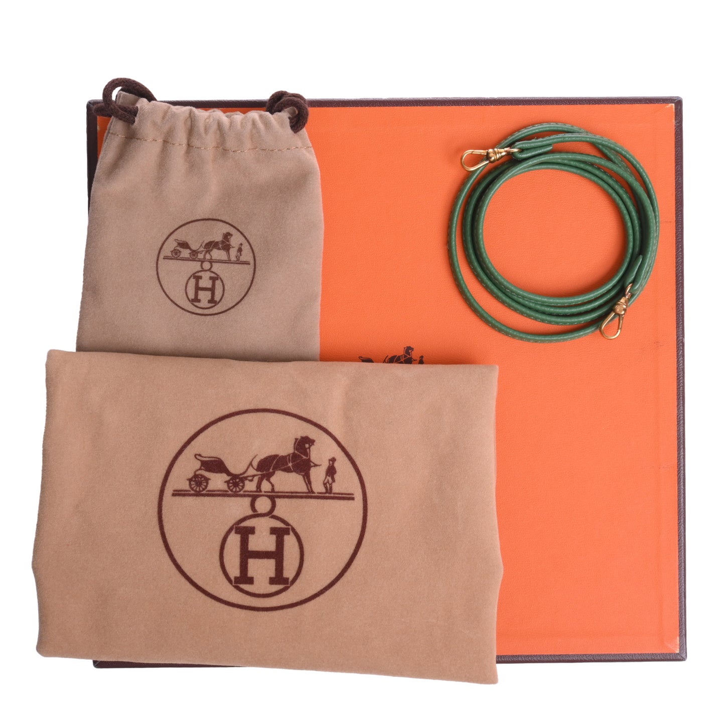 HERMES ミニミニケリー　クシュベル　グリーン　GP　□B刻印