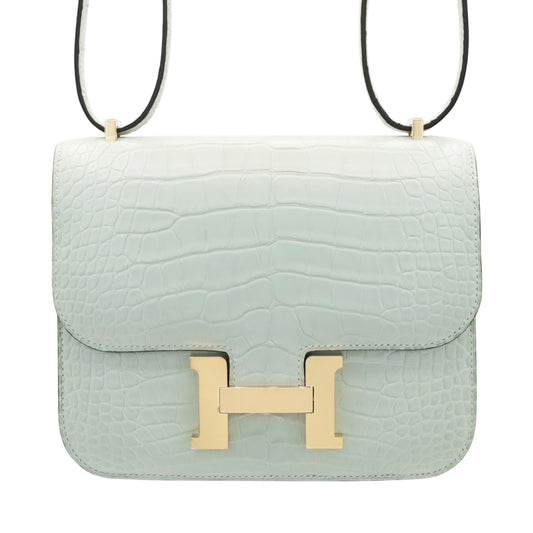 コンスタンスミニ　アリゲーターマット　ヴェールドー　GP　Ｗ刻印