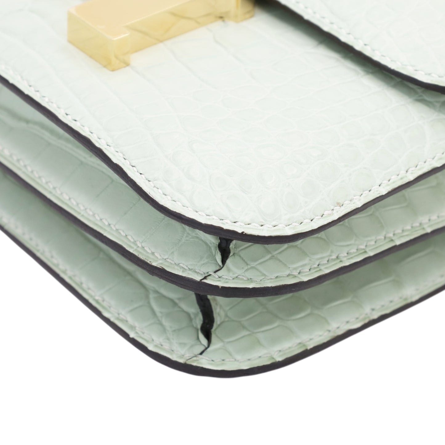 コンスタンスミニ　アリゲーターマット　ヴェールドー　GP　Ｗ刻印