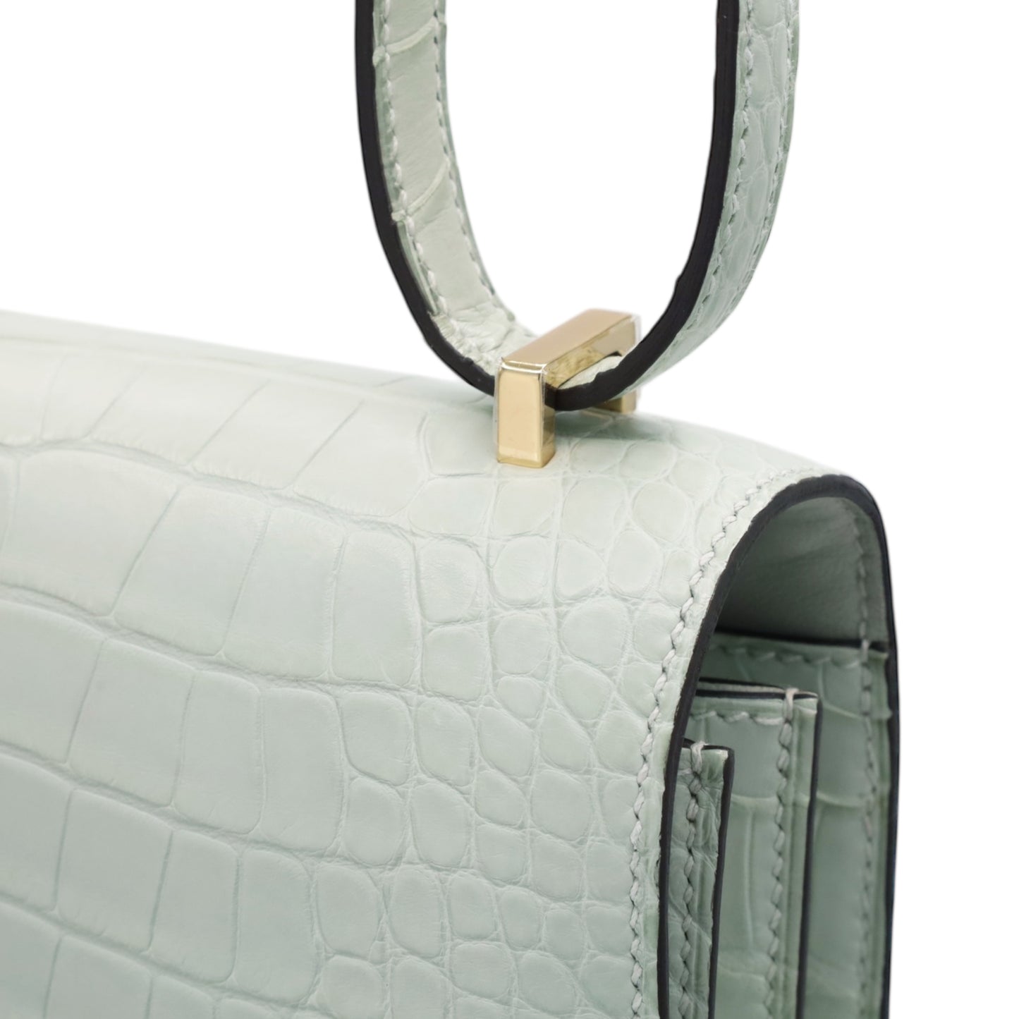 コンスタンスミニ　アリゲーターマット　ヴェールドー　GP　Ｗ刻印