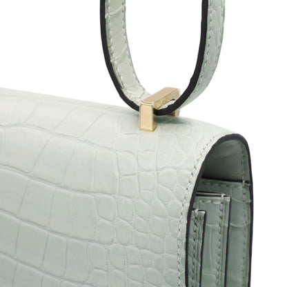 コンスタンスミニ　アリゲーターマット　ヴェールドー　GP　Ｗ刻印