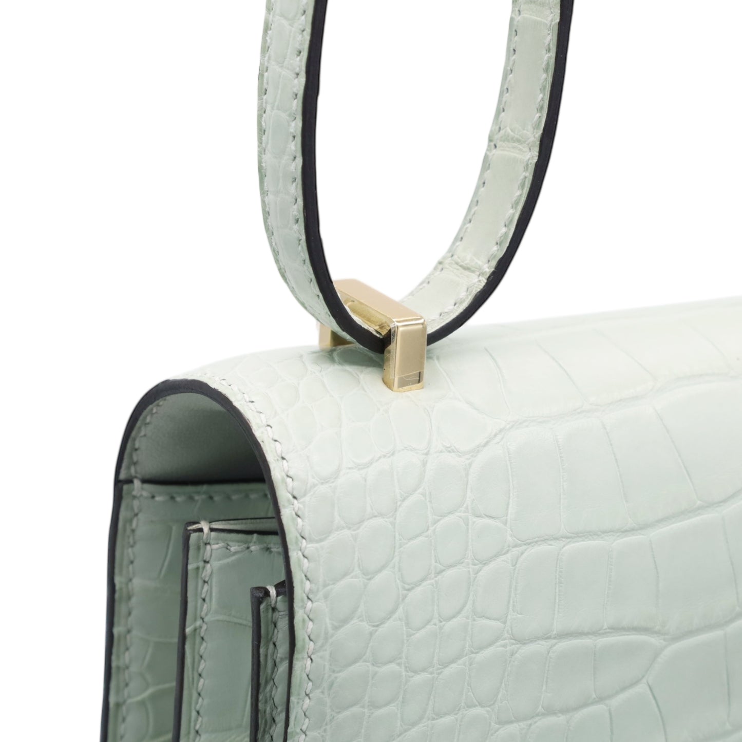 コンスタンスミニ　アリゲーターマット　ヴェールドー　GP　Ｗ刻印