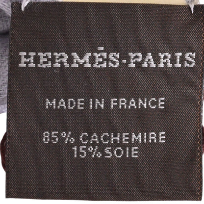 HERMES ストール　ニュー・リブリス　カシミア　グリニュアージュ