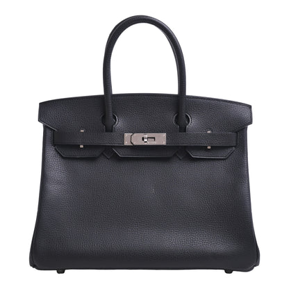 HERMES バーキン30　ヴァッシュリエージュ　黒　SS　□K刻印