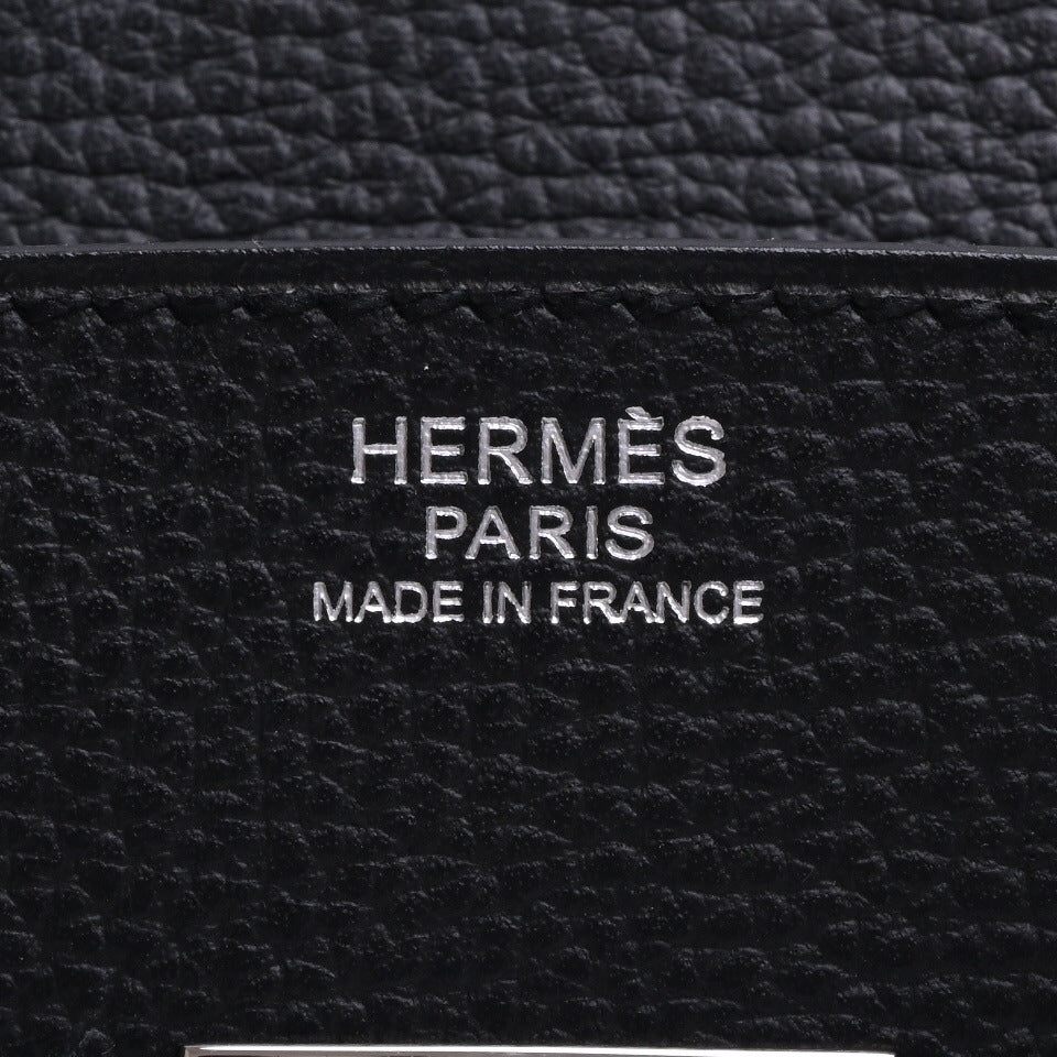 HERMES バーキン30　ヴァッシュリエージュ　黒　SS　□K刻印