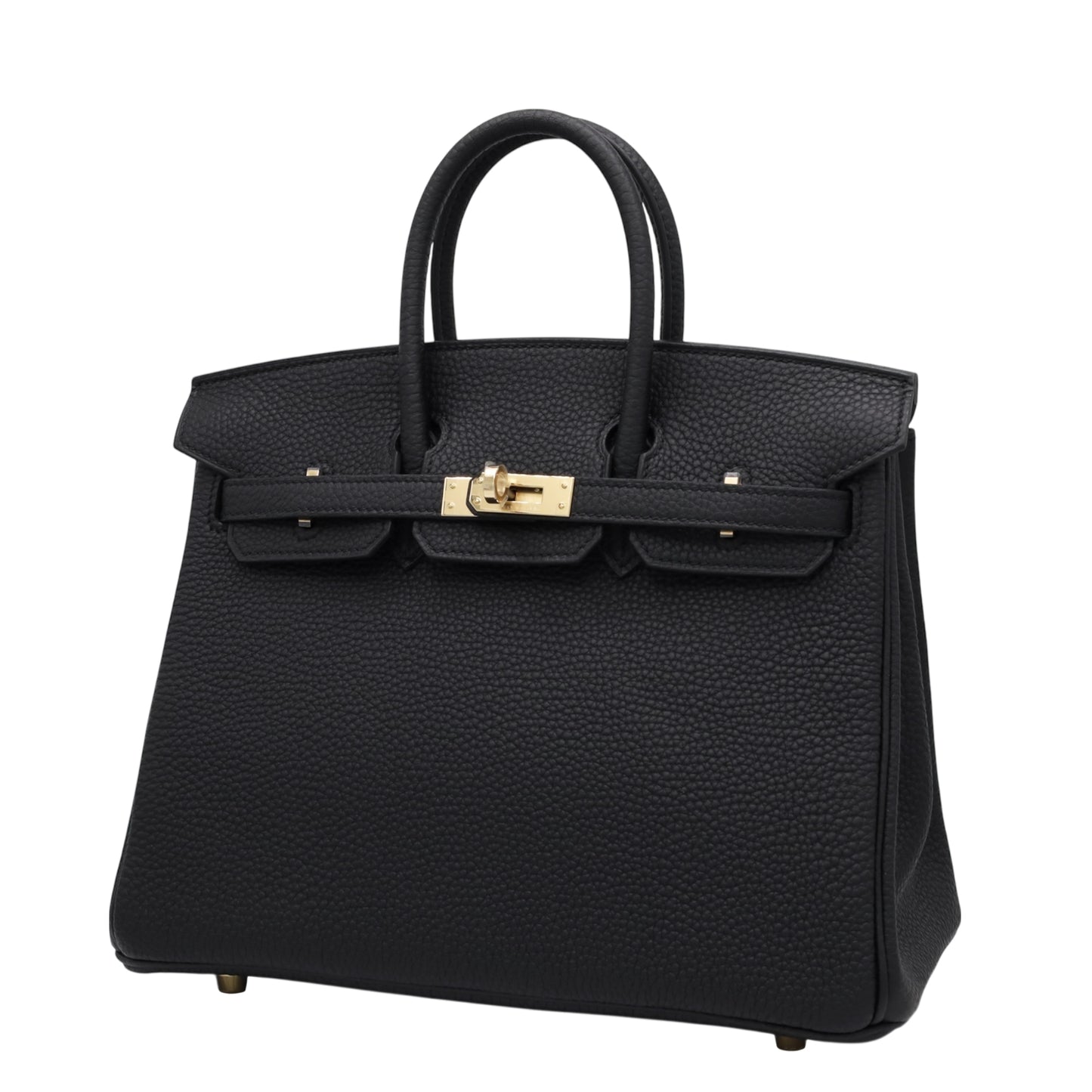 Birkin 25 多哥黑 香槟金 KStamp