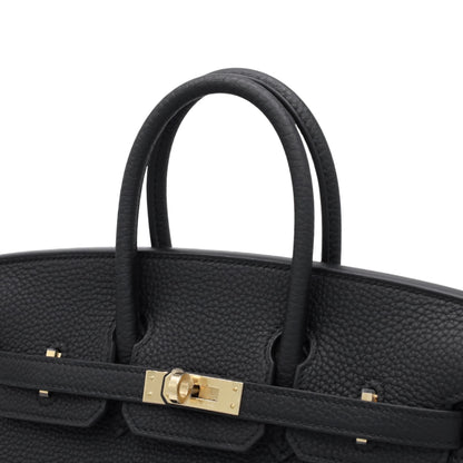 Birkin 25 多哥黑 香槟金 KStamp