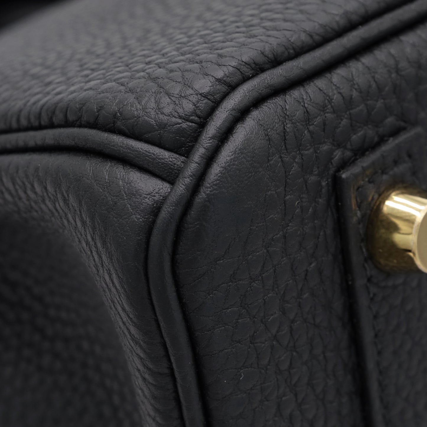 Birkin 25 多哥黑 香槟金 KStamp