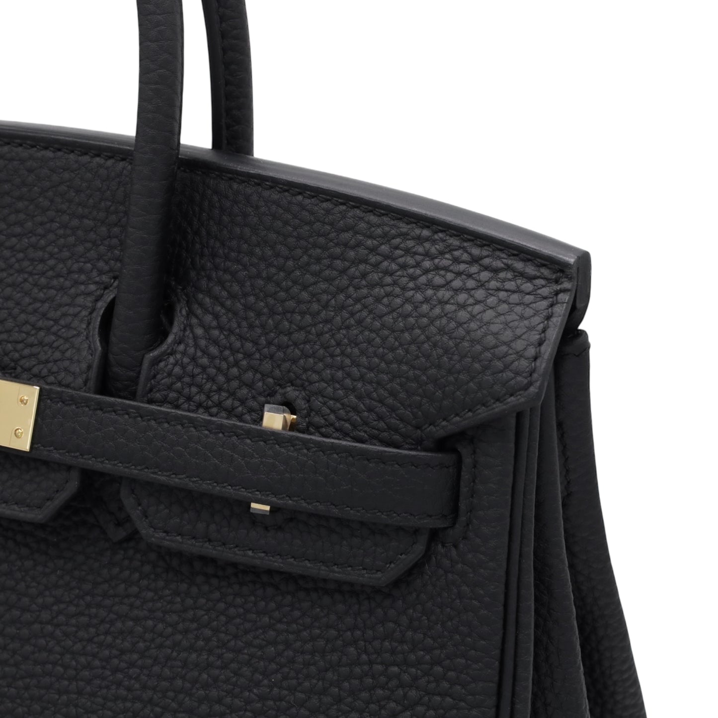 Birkin 25 多哥黑 香槟金 KStamp