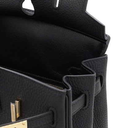 Birkin 25 多哥黑 香槟金 KStamp