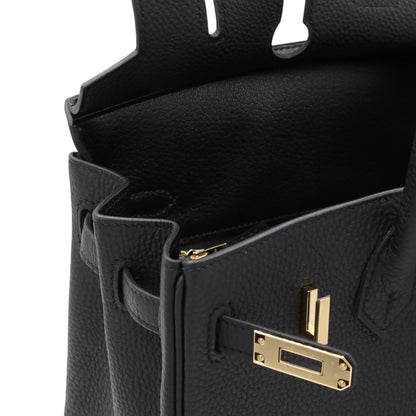 Birkin 25 多哥黑 香槟金 KStamp