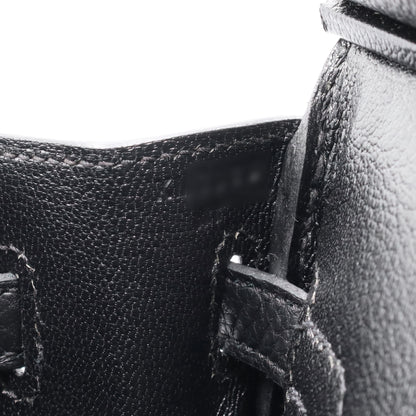 Birkin 25 多哥黑 香槟金 KStamp