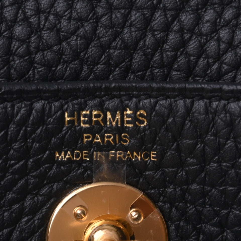 HERMES リンディミニ　トリヨンクレマンス　黒　GP　B刻印