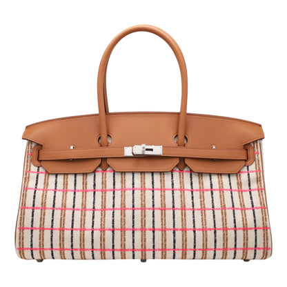 バーキンショルダーライト39　ヴォースイフト　トワルアッシュ　ゴールド　SS　W刻印