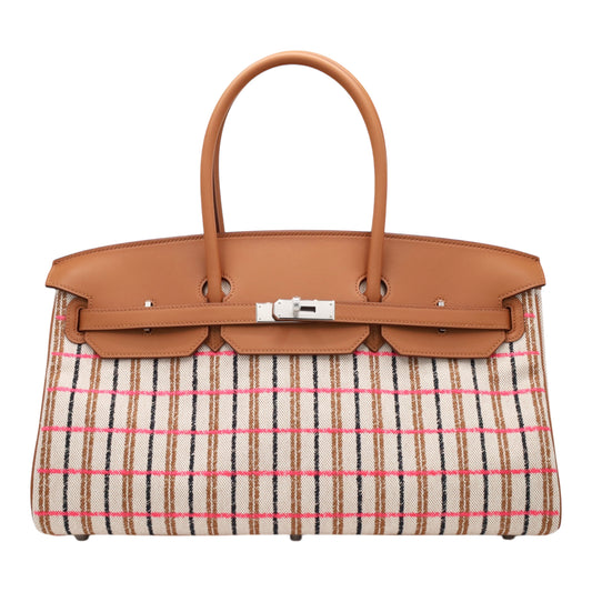 バーキンショルダーライト39　ヴォースイフト　トワルアッシュ　ゴールド　SS　W刻印