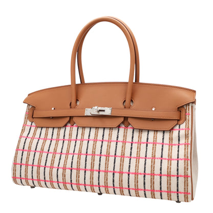 バーキンショルダーライト39　ヴォースイフト　トワルアッシュ　ゴールド　SS　W刻印