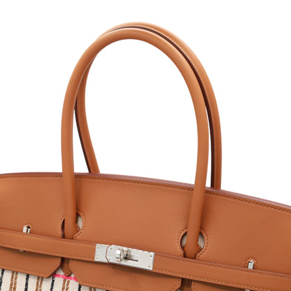 バーキンショルダーライト39　ヴォースイフト　トワルアッシュ　ゴールド　SS　W刻印