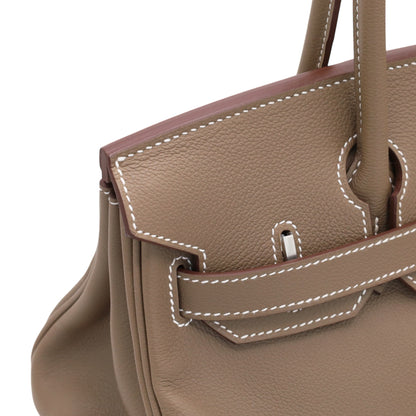 バーキンショルダーライト29　ヴォーエヴァーカラー　エトゥープ　SS　K刻印