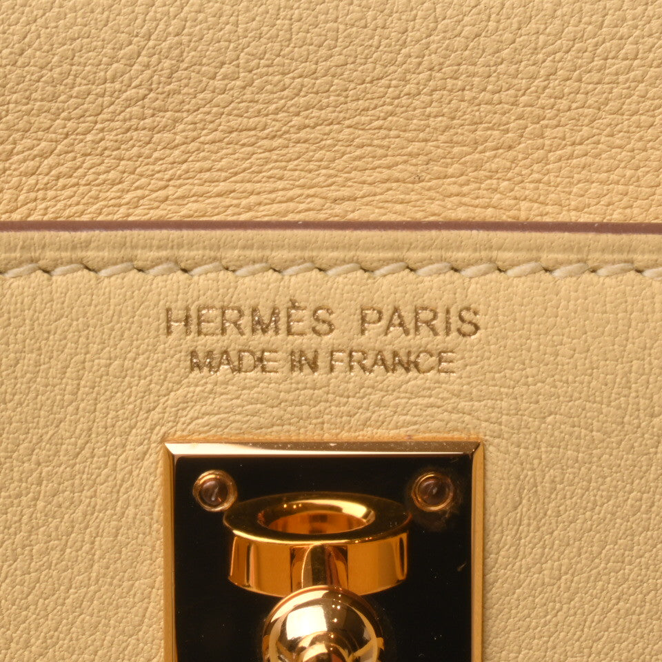 HERMES ケリーダンス ヴォースイフト ジョーヌプッサン GP Z刻印