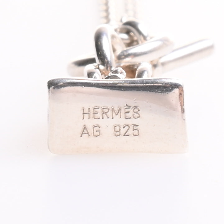 HERMES アミュレット　バーキン　ネックレス　SV