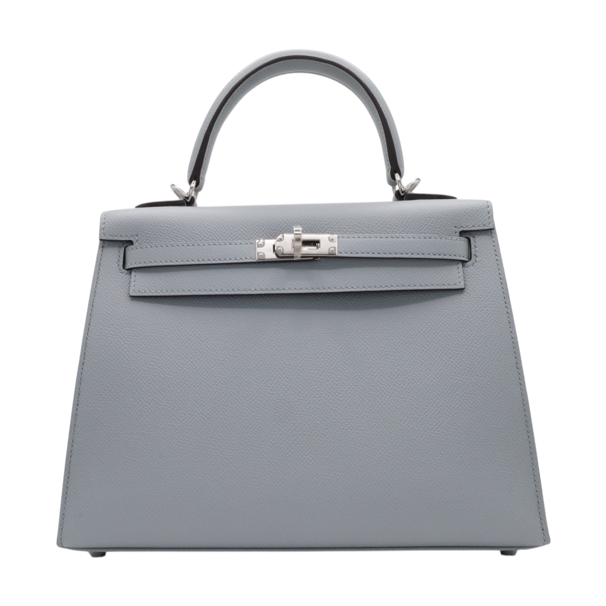 HERMES ケリー25 ヴォーエプソン ブルーグラシエ SS K刻印 – LALÙE